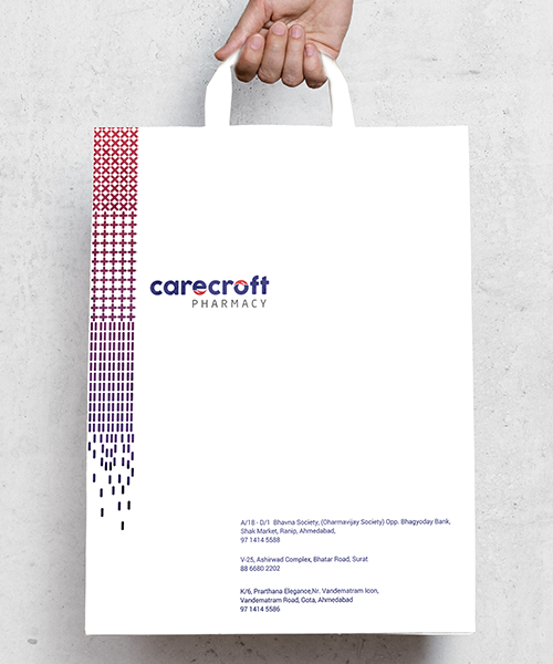 Carecroft Pharmacy Bag Design