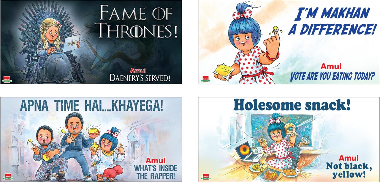 Amul Girl and her connection with the Indians