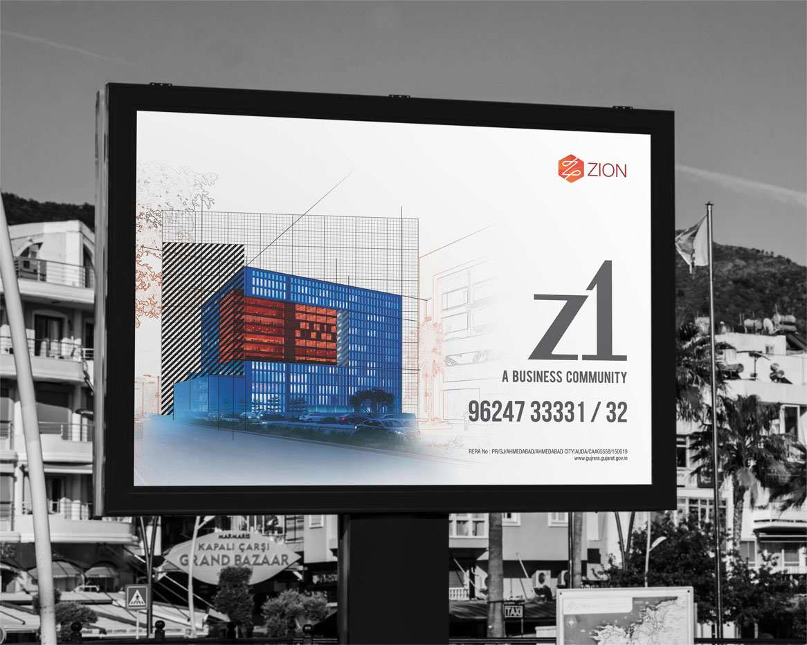 z1 - a business community hoarding