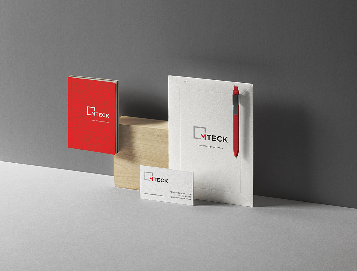 MTECH Visiting card and Letter pad