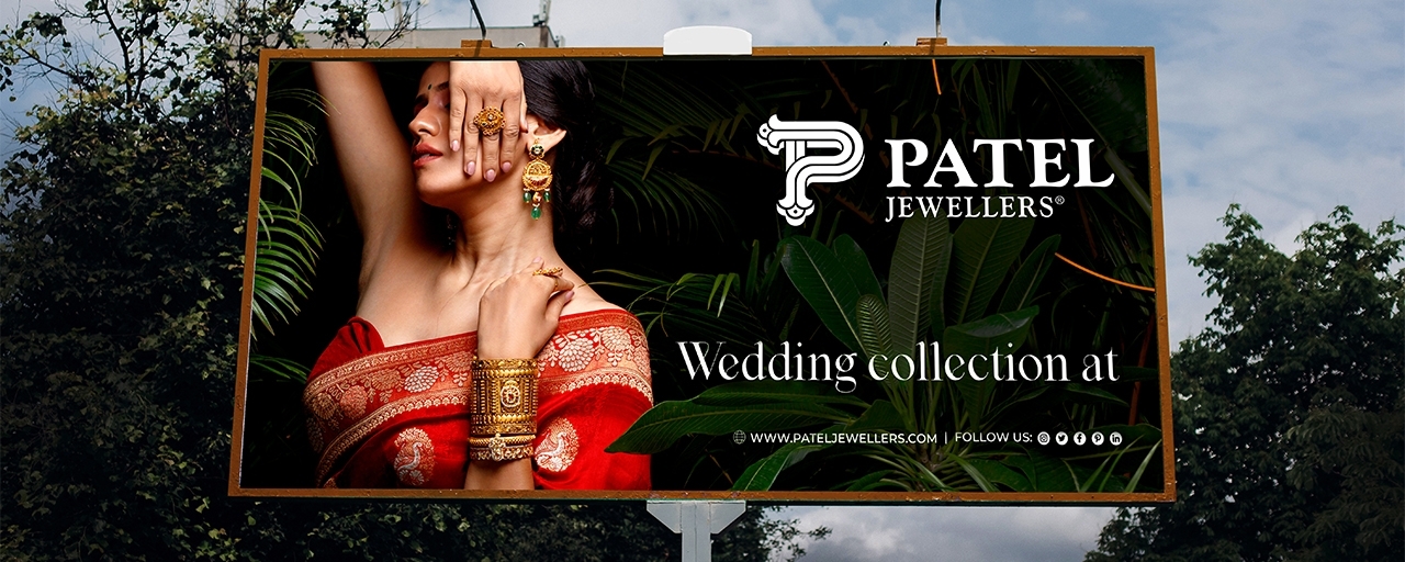 Patel Jewellers wedding collection hoarding