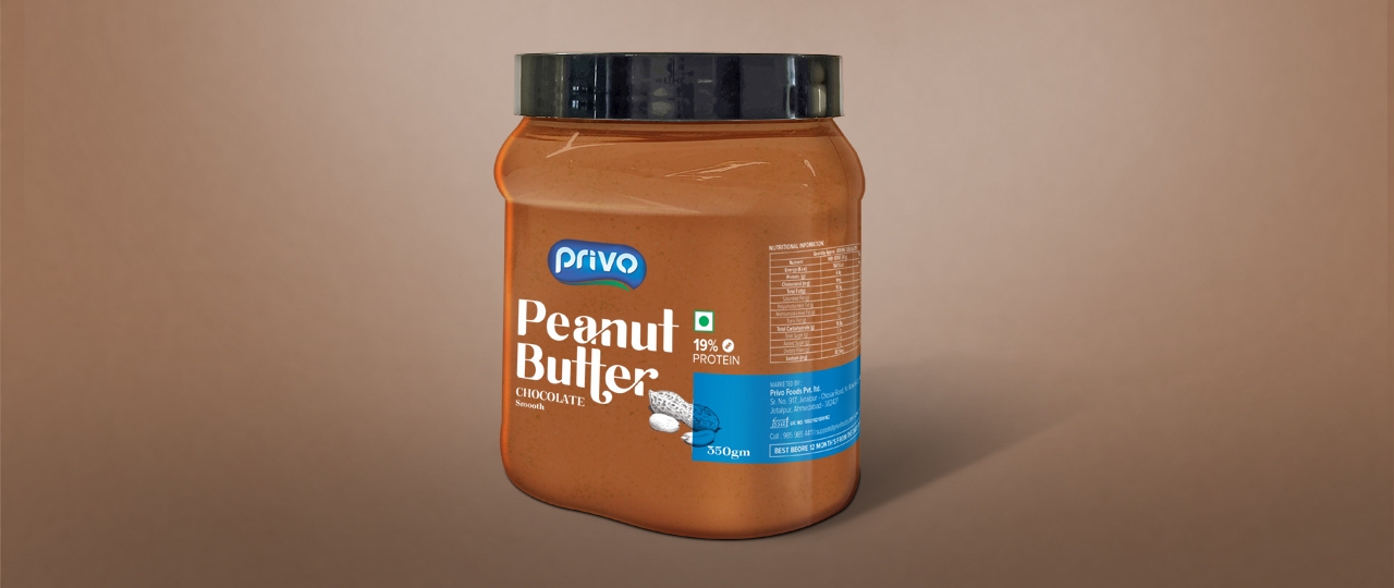 Peanut butter pack mockup Chocolet