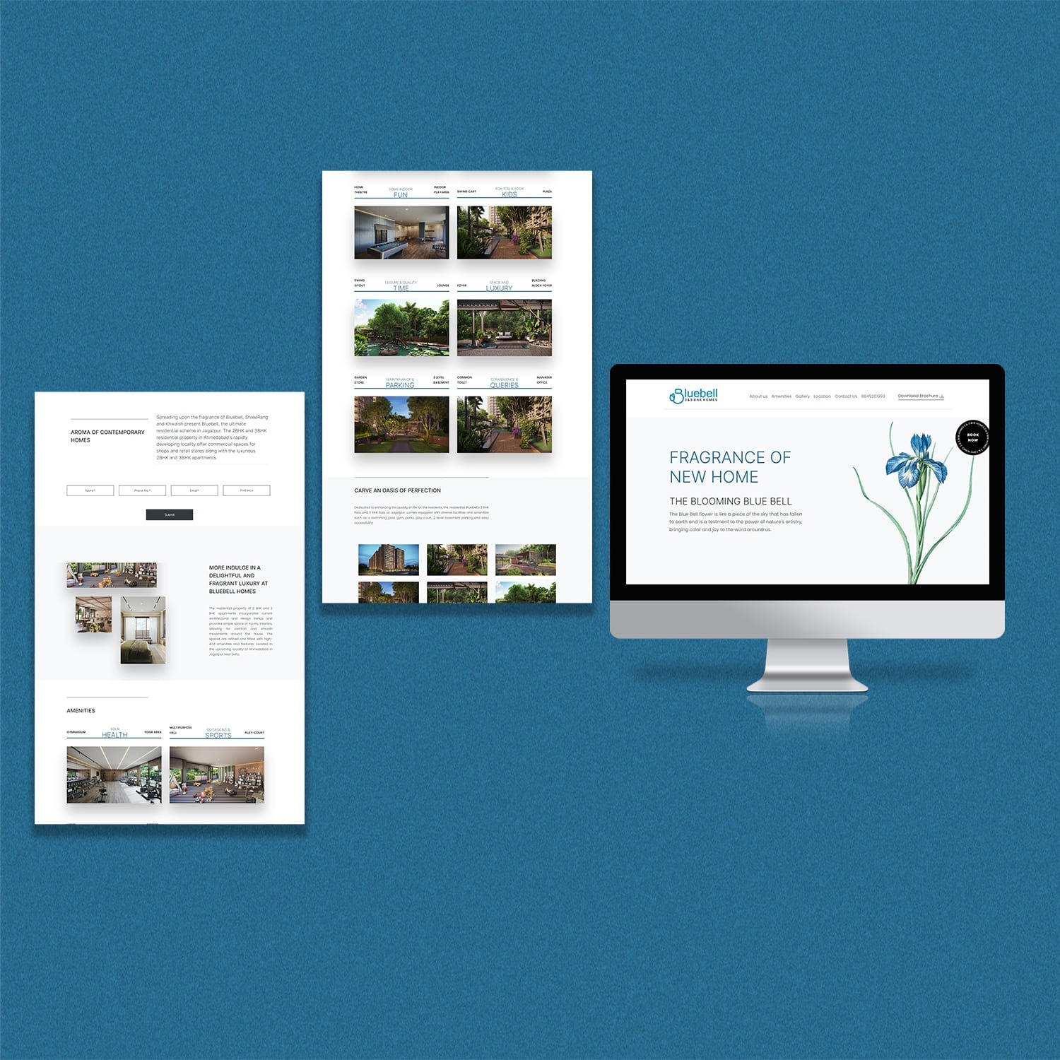 Bluebell Landing Page