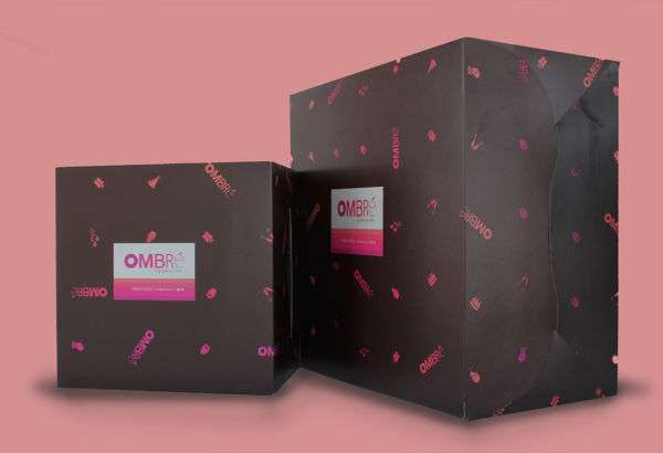 Ombre Box Packaging