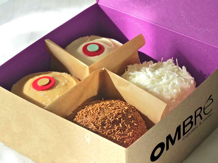 Ombre Cupcake Box