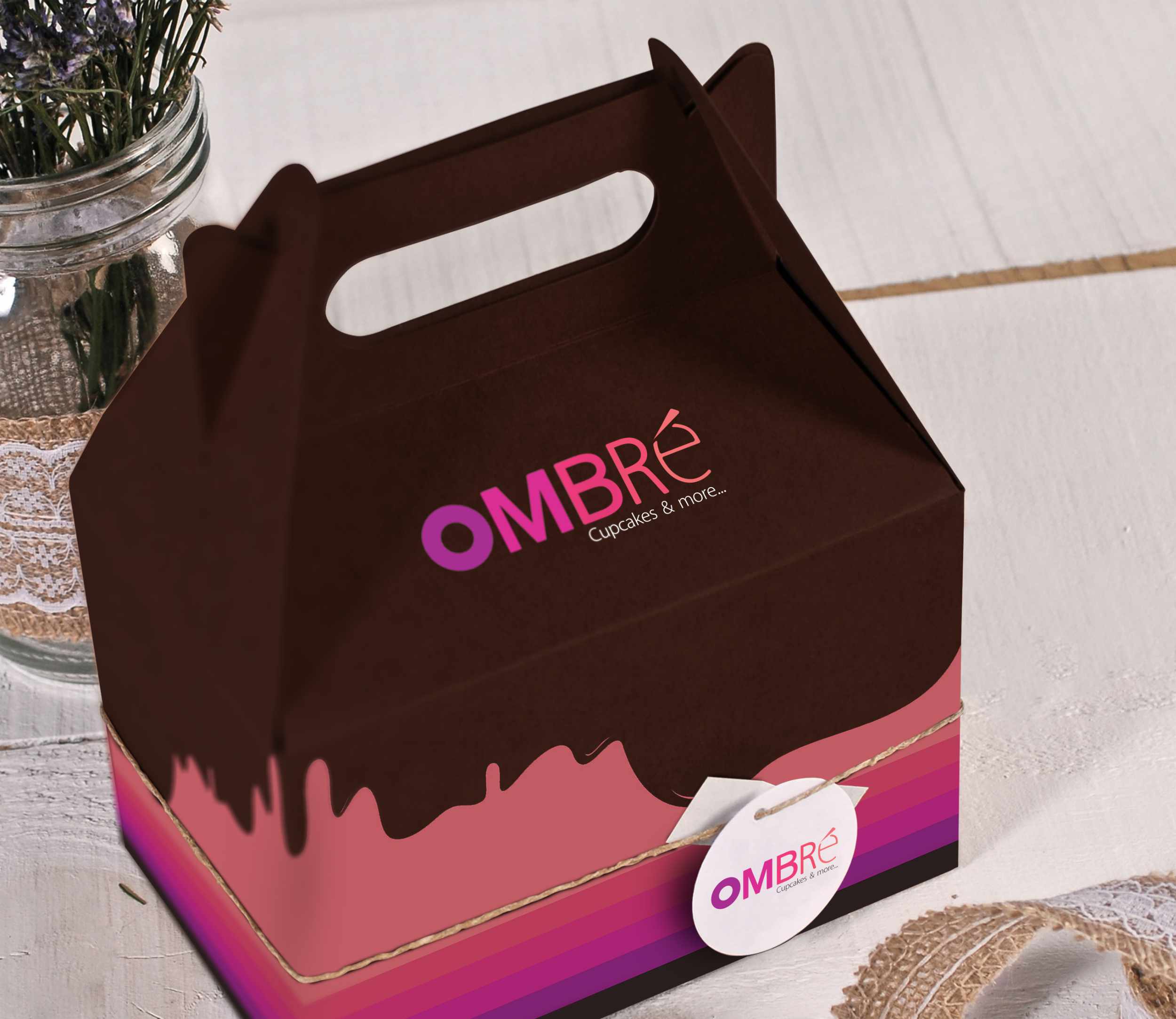 Ombre Cake Packaging