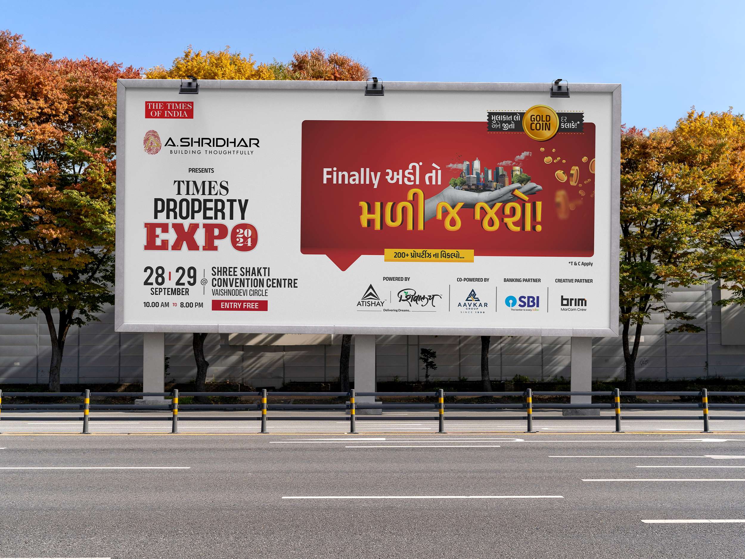 Large square hoarding_Times Property Expo