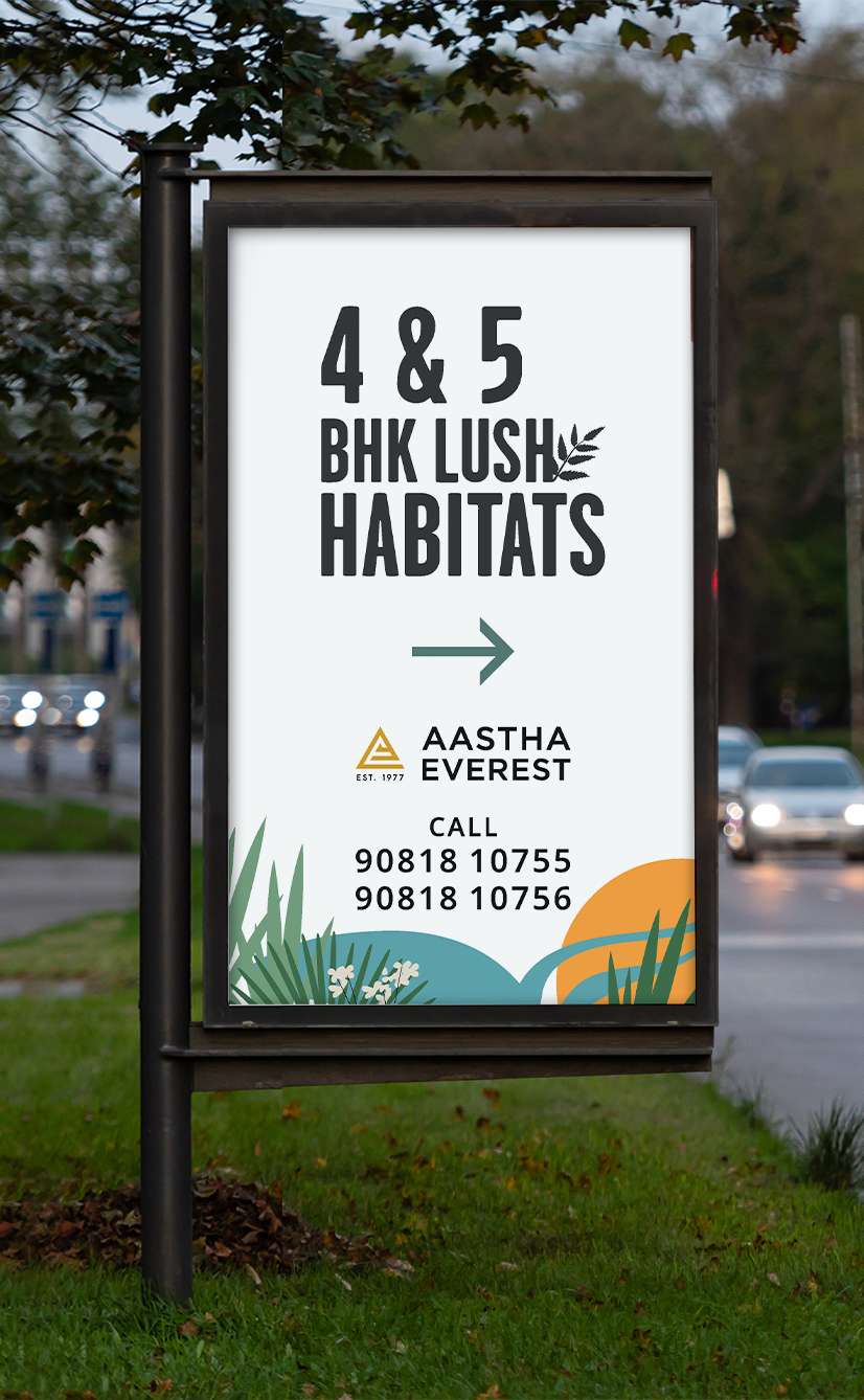 Aastha amrutam Way sign