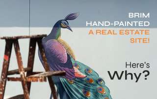 Hand painted realestate site