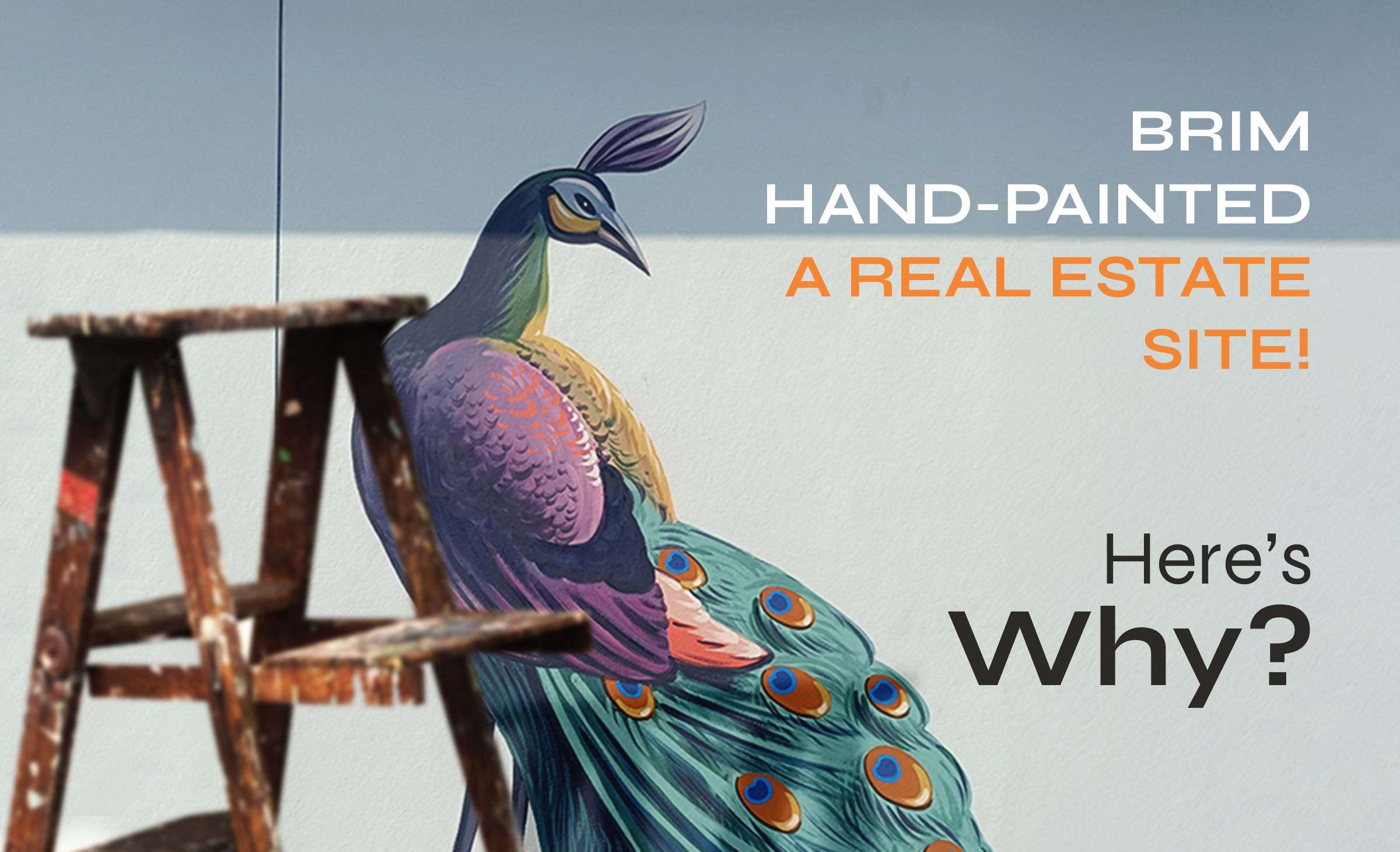 Hand painted realestate site